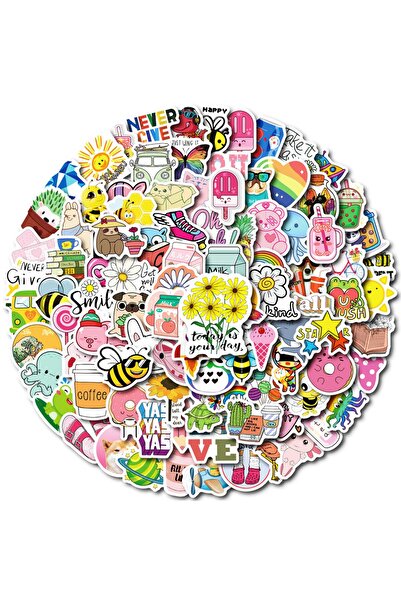 Choice 100PCS Hand Drawn Ins Style Cute Little Objects Graffiti Stickers for Bicycle Hand Account Pencil...