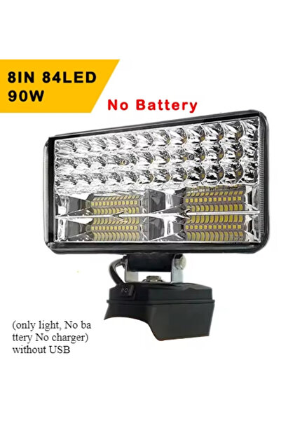 Choice مصباح ليد C لبطارية ماكيتا 4 بوصة مصباح كشاف محمول لاسلكي للعمل في اله...