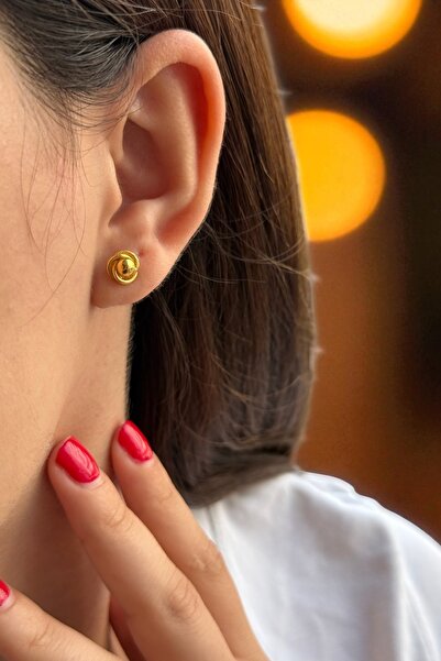 Utku Kuyumculuk 22 AYAR TOP MODEL ÇİÇEK KÜPE