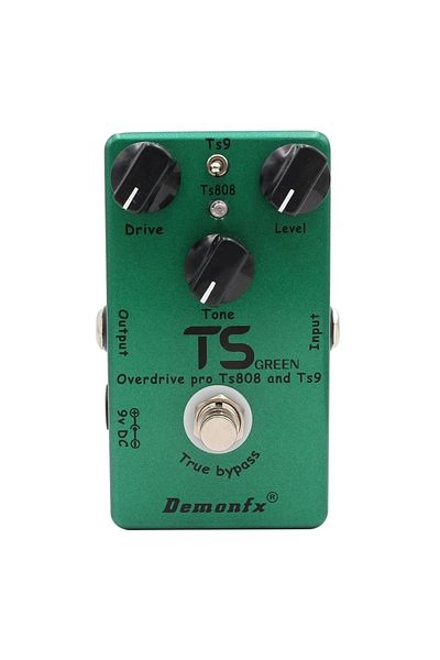 Choice Demonfx TS GREEN Overdrive Pedal,High Quality TS9 And TS808 Overdrive Booster Guitar Effect Pedal