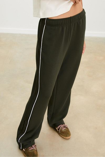 Stradivarius Soft-touch joggers with buttons
