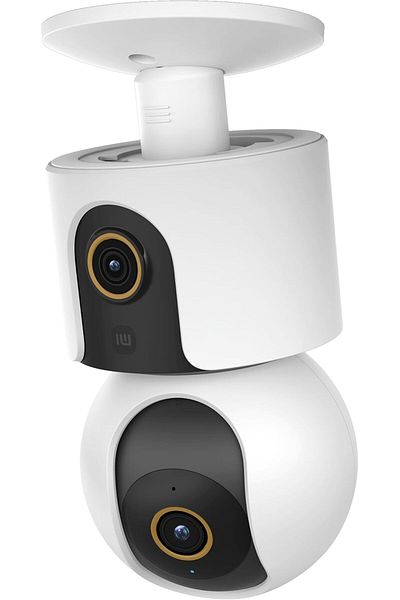 Xiaomi كاميرا ذكية C500 مزدوجة | 4 ميجابكسل + 4 ميجابكسل | تغطية 360 درجة | كشف تلقائي للذات | صوت ثنائي الاتجاه