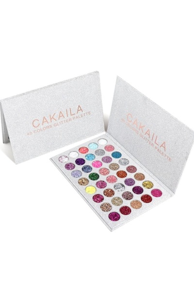 CAKAILA Makeup Palette, Glitter Palette with 40 Colors