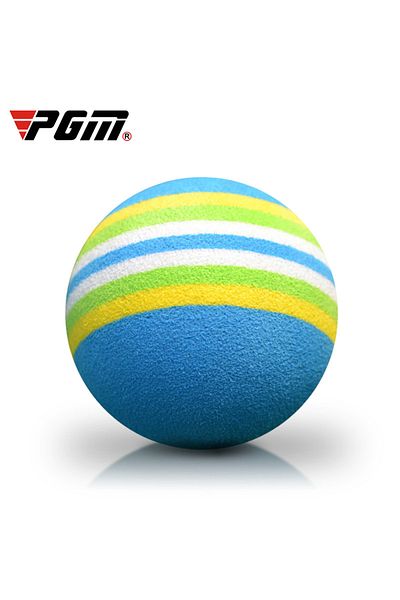 PGM 10pcs-Random Color 10pcs Rainbow Stripe Foam Sponge Golf Balls Swing Practice Training Aids Ball