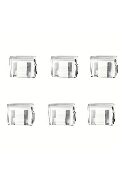 Choice 6pcs 6pcs Invisible Leg Shortening Clip, Seam-free Hidden Non-slip Pants Edge Clip, Used for Anti-dr
