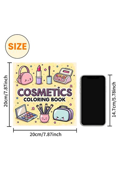 Choice x1-1028 1PC Adult Graffiti COSMETiCS Coloring Book 24 Page Colouring Book Decompression Entertainmen