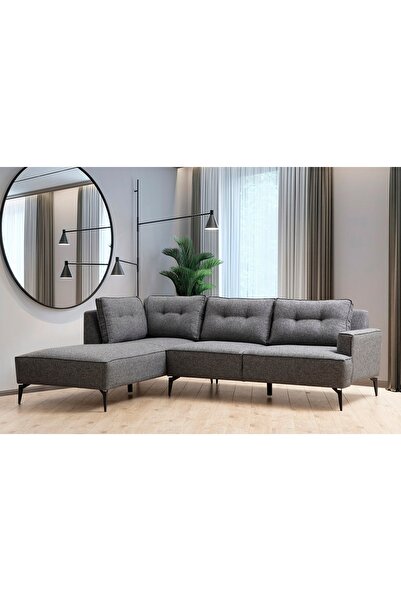 Vivense RİMİNİ SMALL KÖŞE KOLTUK, GRİ, SOL KÖŞE