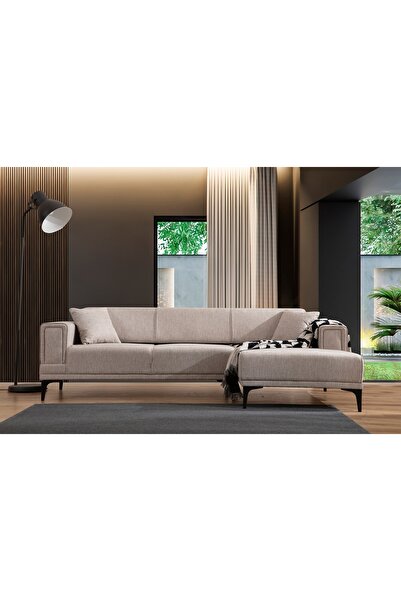 Vivense HORİZON KÖŞE KOLTUK, SÜTLÜ KAHVE, SAĞ KÖŞE