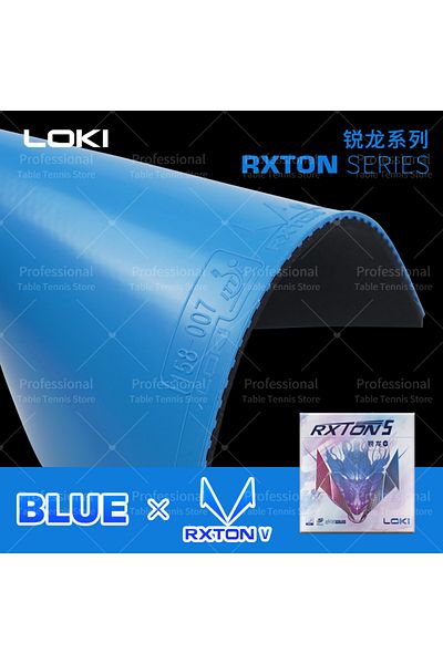 Choice 1PC BLUE LOKI RXTON 5 Color Series Table Tennis Rubber for Racket Sticky Pimples-in ITTF Approved Pi