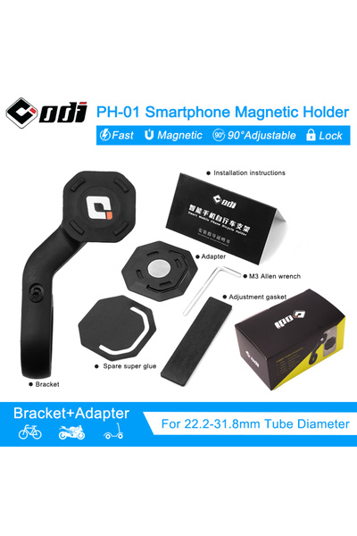 Choice محول حامل الهاتف المغناطيسي ODI PH-01 لركوب الدراجات النارية والدراجات...