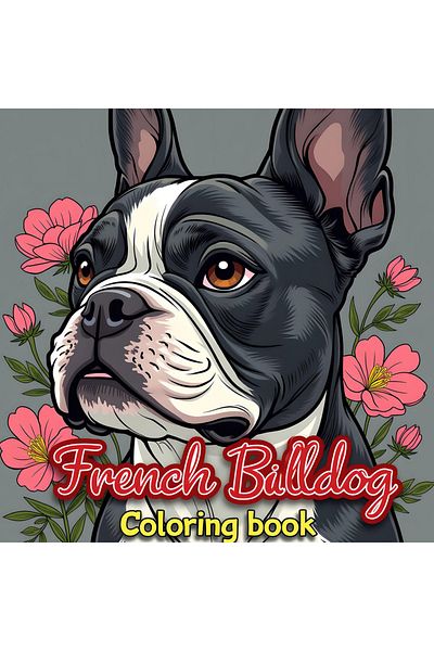 Choice MULTI BULLDOG Patterns Coloring Book for Adults Cute Drawing Book Perfect Gift for Party and Birthda
