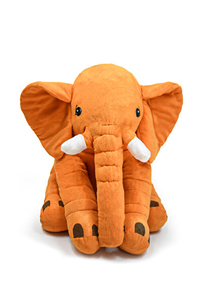 halley pof peluş oyuncak fabrikası Turuncu Uyku Arkadaşım Fil 65 Cm 65 cm Tur...