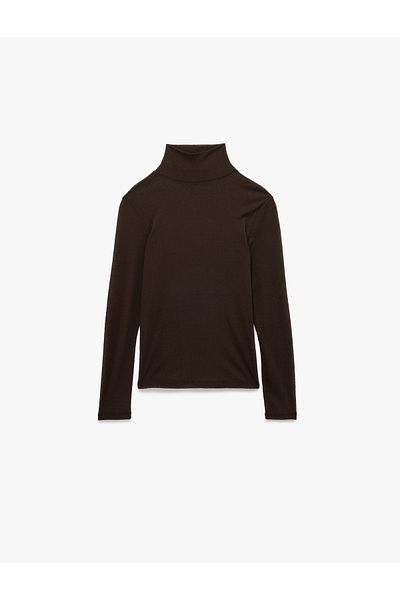Koton Slim Fit Turtleneck Long Sleeve T-Shirt