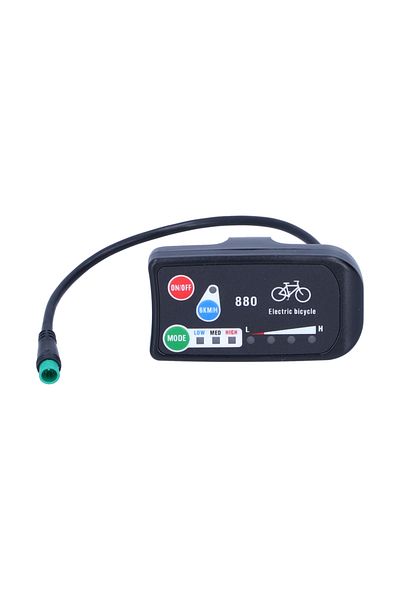 Choice black New LED Display 36V 48V Electric Bicycle KT LED LED 880 E-Bike Control Panel Display Electric