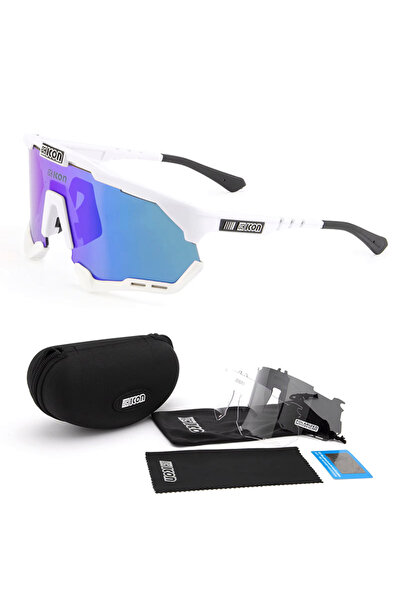 Choice مع حافظة نظارات شمسية مستقطبة لركوب الدراجات للرجال والنساء نظارات شمس...