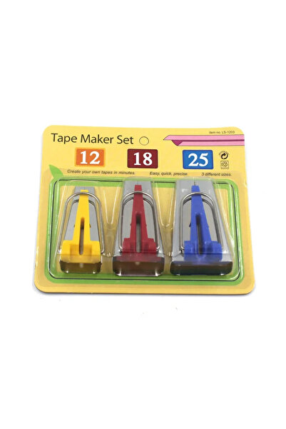 Choice1 مجموعة مكونة من ثلاث قطع من شريط التحيز (6-25 مم) - أداة ربط الخياطة ...