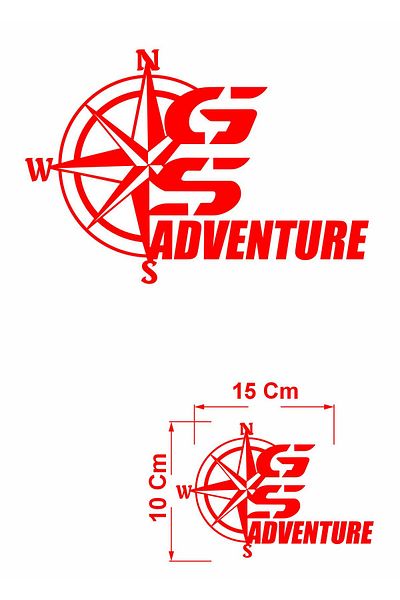 stickerusta Gs Adventure Car Auto Motorcycle Sticker 00049