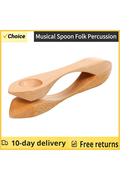 Choice ملعقة موسيقية خشبية آلة إيقاعية شعبية من الخشب الطبيعي صوت شعبي آلة إي...