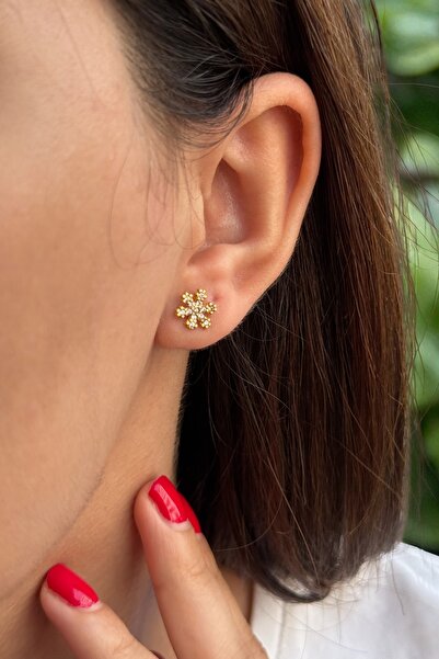 Utku Kuyumculuk 22 AYAR KAR TANESİ KÜPE