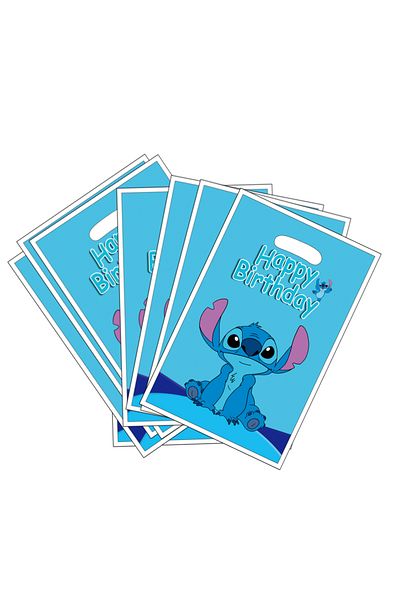 Miniso 25x16.5cm 30pcs 30pcs Disney Stitch Birthday Party Gift Bags，Stitch Candy Bags ， Stitch Goody Bags，S
