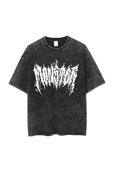 1blood تي شيرت مطبوع قابل للغسل للجنسين