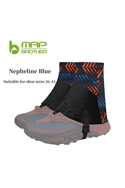 Choice Nepheline Blue MAP BROTHER Outdoor F1001 High Running Trail Gaiters Pr...