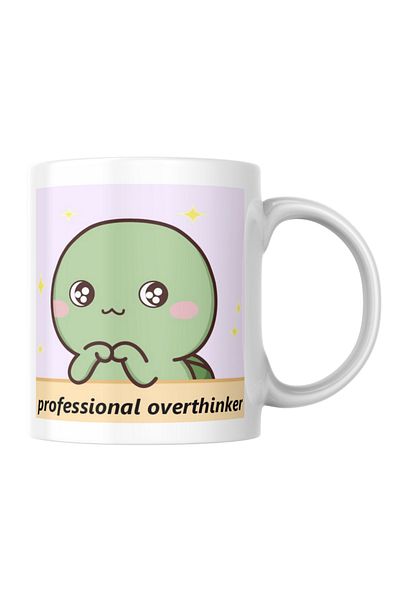 TakeTshirt Professional Overthinker Funny Printed Mug Cup Gift Tea Coffee Cup Coffee Mug