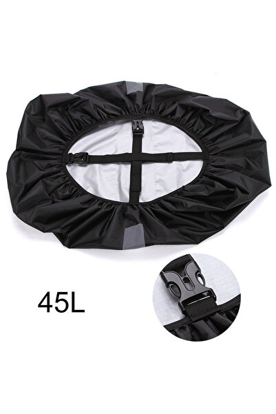 Choice غطاء مطر من قماش أكسفورد عاكس للسلامة الليلية سعة 45 لترًا من كوكوسي، قطعة واحدة، سعة 20-60 لترًا، حقيبة ظهر خارجية مقاومة للماء