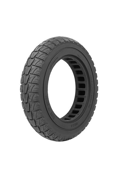 Choice إطار أسود صلب مقاس 10 بوصات لسكوتر Xiaomi M365 Pro Pro2 1S الكهربائي 10x2.0 إطار مطاطي متين بدون أنابيب