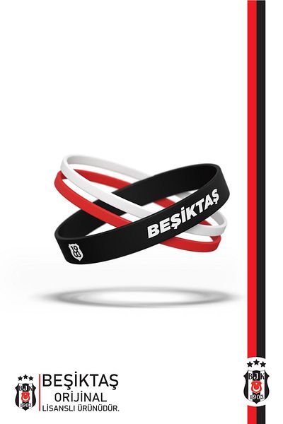 Beşiktaş Original Licensed Silicone Bracelet
