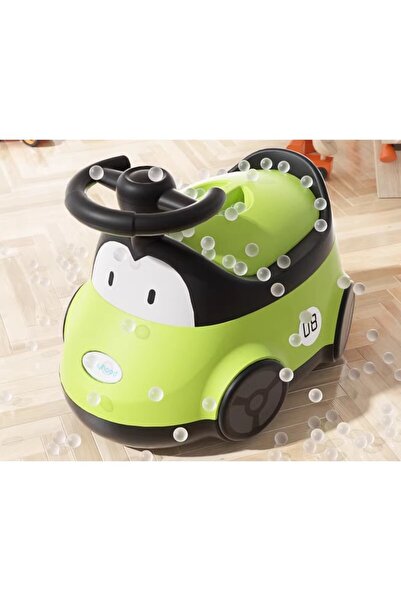 Flippy Portable Children's Potty, Flippy, +1 Year, Car Design with Lid, Non-Toxic, Detachable Compartment,