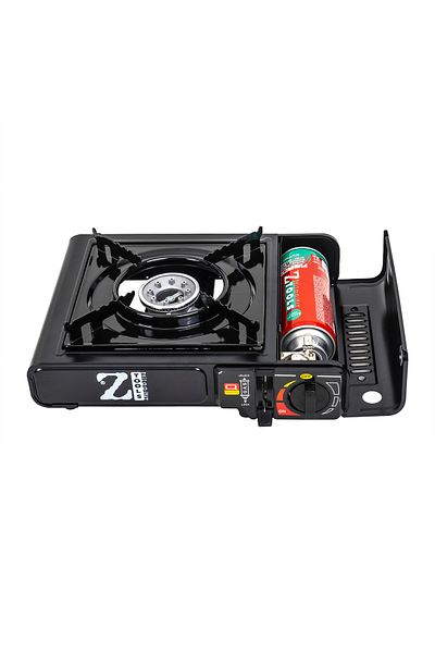 Winhappyhome Camping stove, automatic ignition, spray bottle, black, AD-1 / ZTS5518