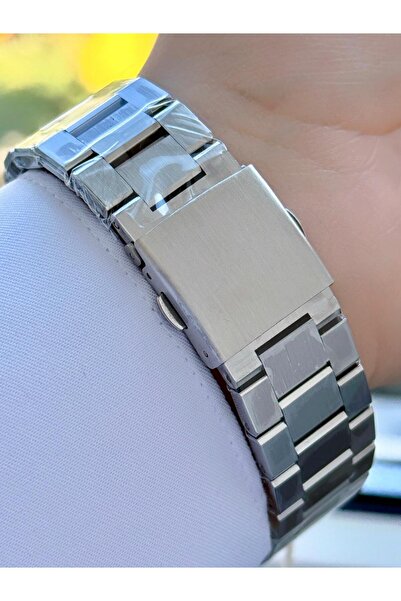 Ferrucci Function Erkek Kol Saati Yeşil Kadran Gümüş Metal Kordon Takvimli Fonksiyonel Tasarım