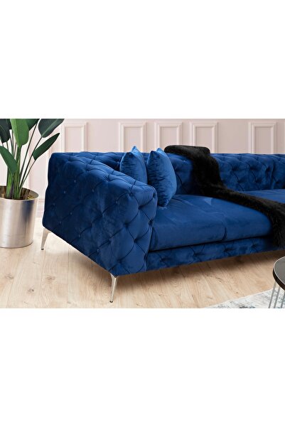 Vivense COMO KÖŞE KOLTUK, MAVİ, SOL KÖŞE