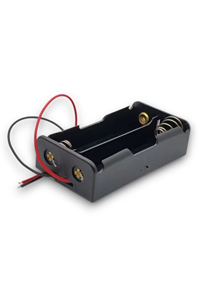 ELEKTROMALL 18650 Lityum İyon Pil Yuvası - 2 Kanal