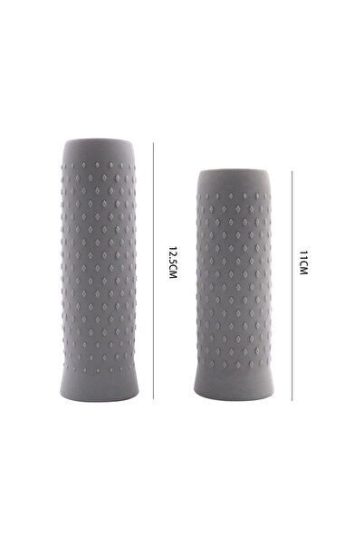 Choice1 Light Grey 1 Pair Electric Scooter Anti-slip Handlebar Grip for Nineb...