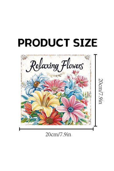 Choice 20x20cm 20pages Art Coloring Book 20 Page relaxing flower Adult Picture Book Gift For Birthday Party