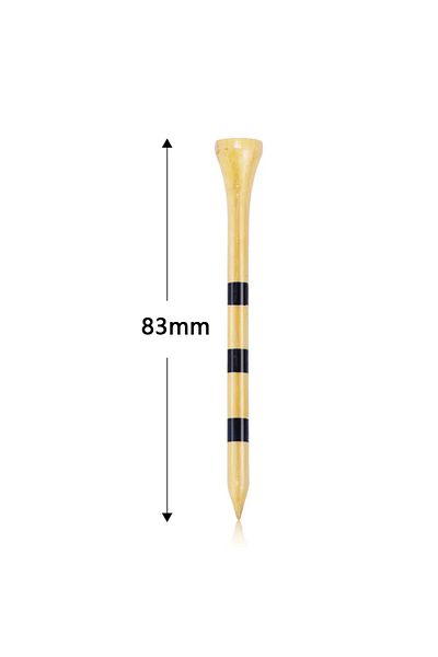 PGM 50Pcs-83mm 50pcs Bamboo Golf Tees More Durable and Stable