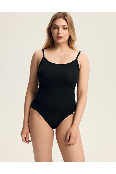 ESOTIQ Maiou clasic pentru femei, cu bretele subțiri, fără mâneci, bumbac sim...