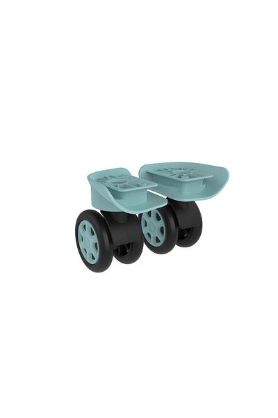 keo-plus Pp Suitcase Wheel Right and Left Turquoise Color