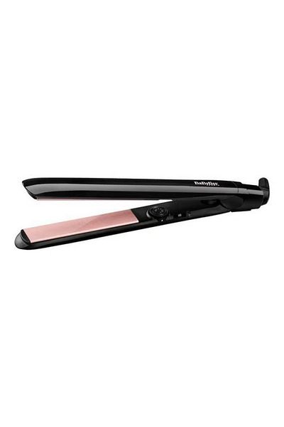 BABYLİSS Ceramic Hair Straightener – Black/Pink | Sleek Pro Styling Tool