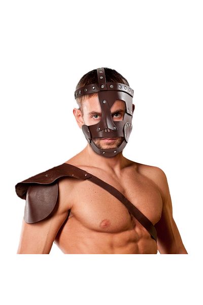 Choice as shown Fashion Leather Mask Adjustable Size Mick Foley Headwear Halloween Masquerade Party Dress-U