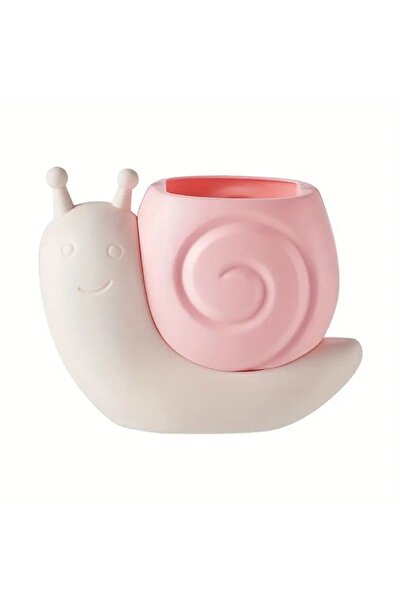 Choice pink 1Pc Snail-Shaped Pen Holder ABS Multi-Functional Desk Organizer P...