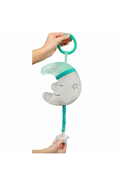 Babyono Jucarie muzicala, BabyOno, Happy Moon, De agatat, Cu prindere universala, Cu inel pentru dentitie