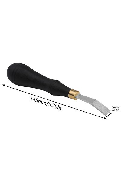 Choice 5mm MIUSIE 1PC Silicone Handle Rough File Leather Tool DIY Leather Surface Edge Treatment Polished R