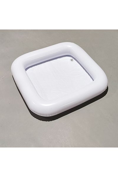 Choice white PVC inflatable ice bar, water inflatable ice tray, beer cup holder, party, party, beverage tra