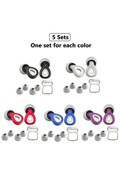 Choice العبوة 1 زوج من سدادات الأذن المصنوعة من السيليكون من HUAK، لحماية الأ...