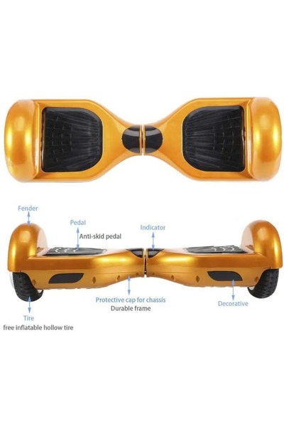 rexa Self-balancing electric scooter with two wheels and a brushless motor, 58 x 17 x 17 cm