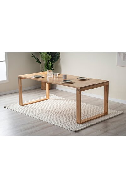 Vivense ATLAS MASİF YEMEK MASASI, NATURAL, 90X200