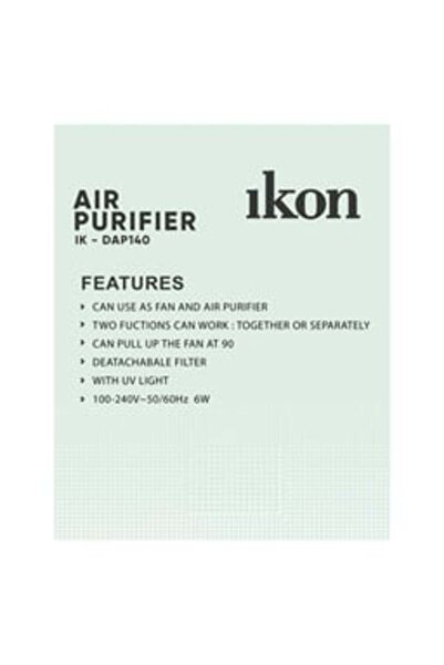 Ikon Air Purifier + Sterilizer Fan IKDAP140_1730706